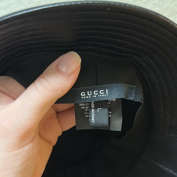 GUCCI black bucket hat - Picture 4 of 7